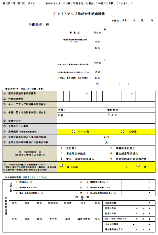 キャリアアップ助成金